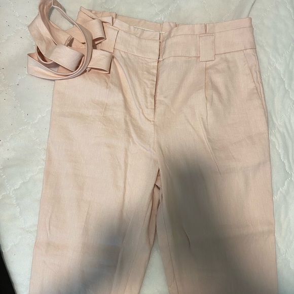 Express pink linen pants - Picture 1 of 3